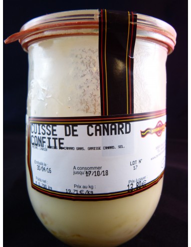 CONFIT DE CANARD EN VERRINE